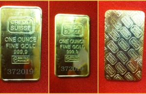 Внимание:  в Риге появились фальшивые слитки инвестиционного золота