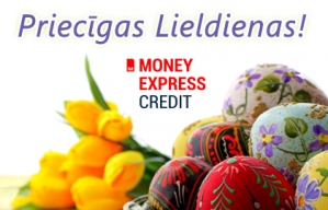 Money Express Credit apkalpošanas centru darba laiks svētku dienās!