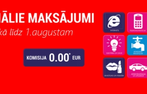 Līdz 1.augustam visiem klientiem Money Express finanšu centrā Tērbatas ielā 22/24 komunālo pakalpojumu un citu veidu maksājumu pieņemšana PILNĪGI BEZMAKSAS