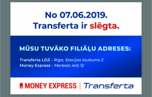 АКТУАЛЬНАЯ ИНФОРМАЦИЯ для клиентов TRANSFERTA АКТУАЛЬНАЯ ИНФОРМАЦИЯ для клиентов TRANSFERTA