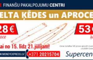 Akcijas no Money Express Credit juvelierveikaliem! Akcijas no Money Express Credit juvelierveikaliem!