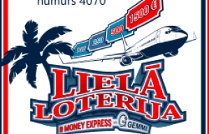 Lielā loterija no GEMMI un MONEY EXPRESS! Lielā loterija no GEMMI un MONEY EXPRESS!
