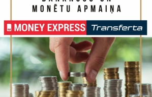 Pakalpojums pieejams Money Express/Transferta centros. 