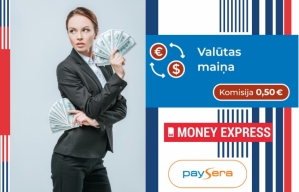 Komisija par valūtas maiņu ❗ tikai 0,50 eur❗️ Komisija par valūtas maiņu ❗ tikai 0,50 eur❗️